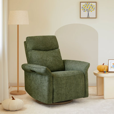 35.8" W Swivel Glider Triple-Power Recliner
