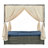Adjustable Sun Bed With Curtain