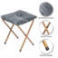 Chaises de soucoupe avec repose-pieds, chaises pliantes Papasan avec repose-pieds pour le salon de la chambre à coucher-964791934