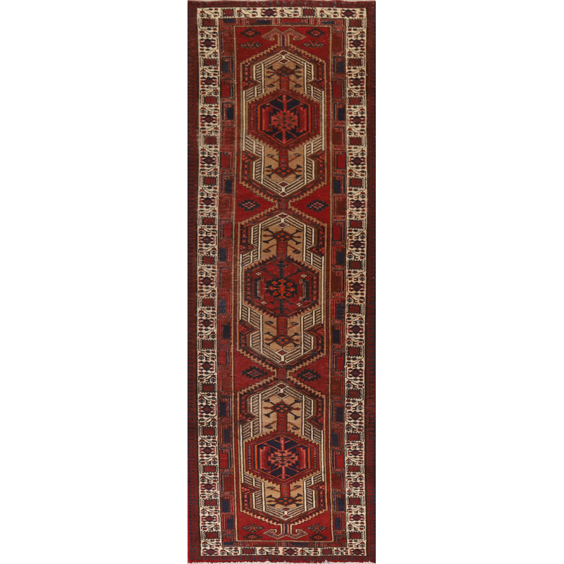 Tapis de couloir géométrique 3 x 12