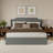 Lizette 80.5" Hydraulic Lift Up Storage Upholstered Platform Bed with Wingback Headboard-102476775