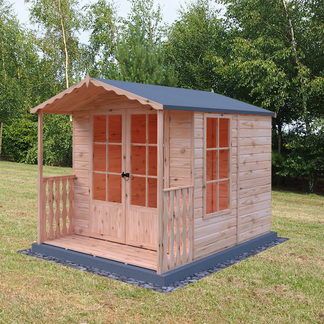 B&Q - Buckingham Summerhouse With Veranda 12mm T&g Cladding - Image 3