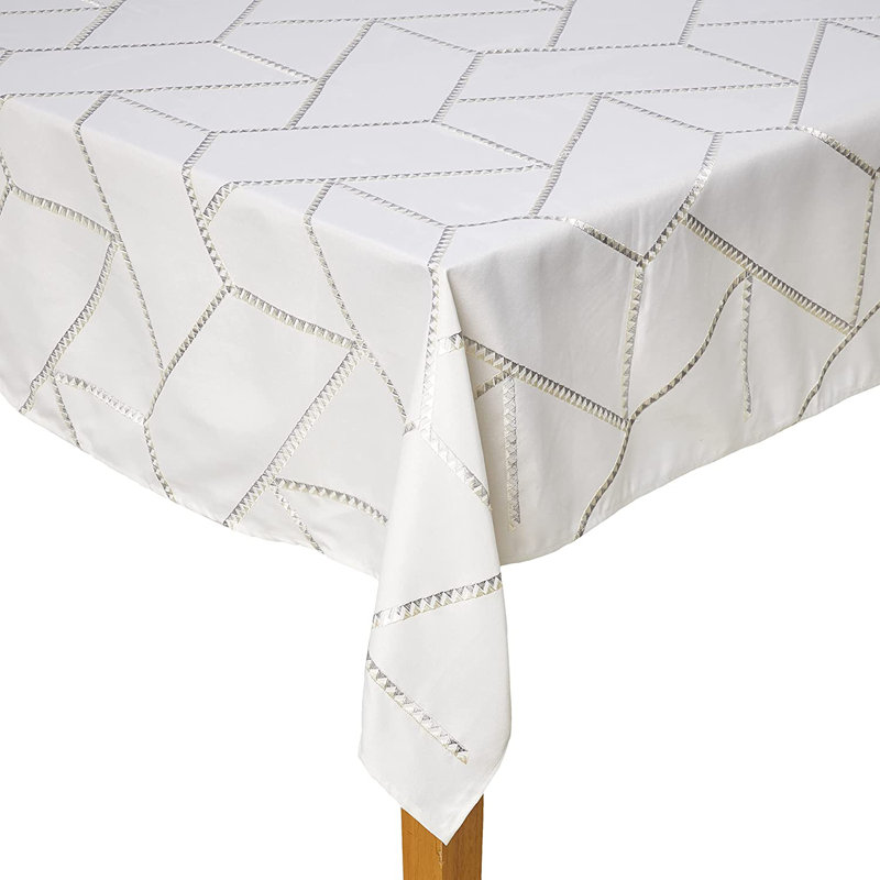 Geometric Tablecloth, 70" L x 180" W