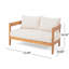 Ensemble de causeuse et table basse Elegant