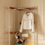 Rolling Coat Rack with Stainless Steel Frame