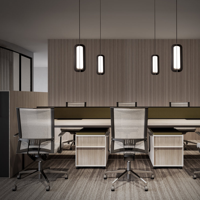 Echelon 1 - Light LED Pendant, Aged Brass