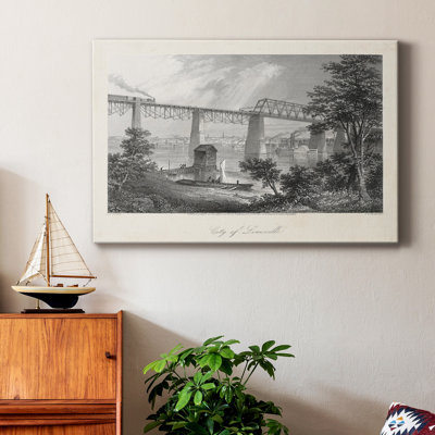 City of Louisville - impression sur toile tendue
