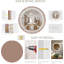 Miroir rond en bois