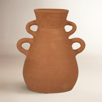 Kenshin Handcrafted Terracotta Table Vase