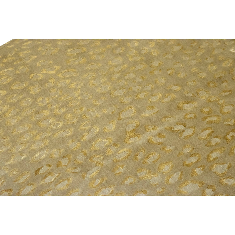 Handmade Silk and Wool Area Rug