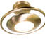Mcroberts Modernistic Semi Flush Eco Friendly LED Ceiling Light Fitting in Brushed Finish-101922607