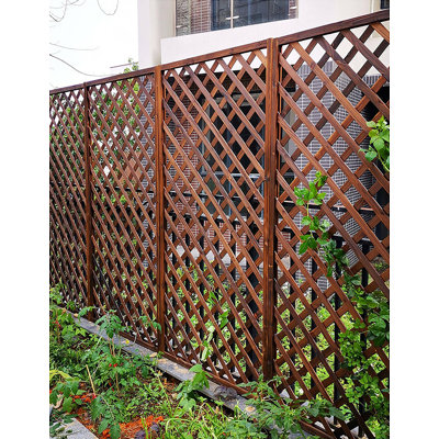 Wood Lattice Panel Trellis