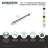 Kingston Brass Edenscape 60-Inch to 72-Inch Adjustable Shower Curtain Rod with Rings Combo-18834902