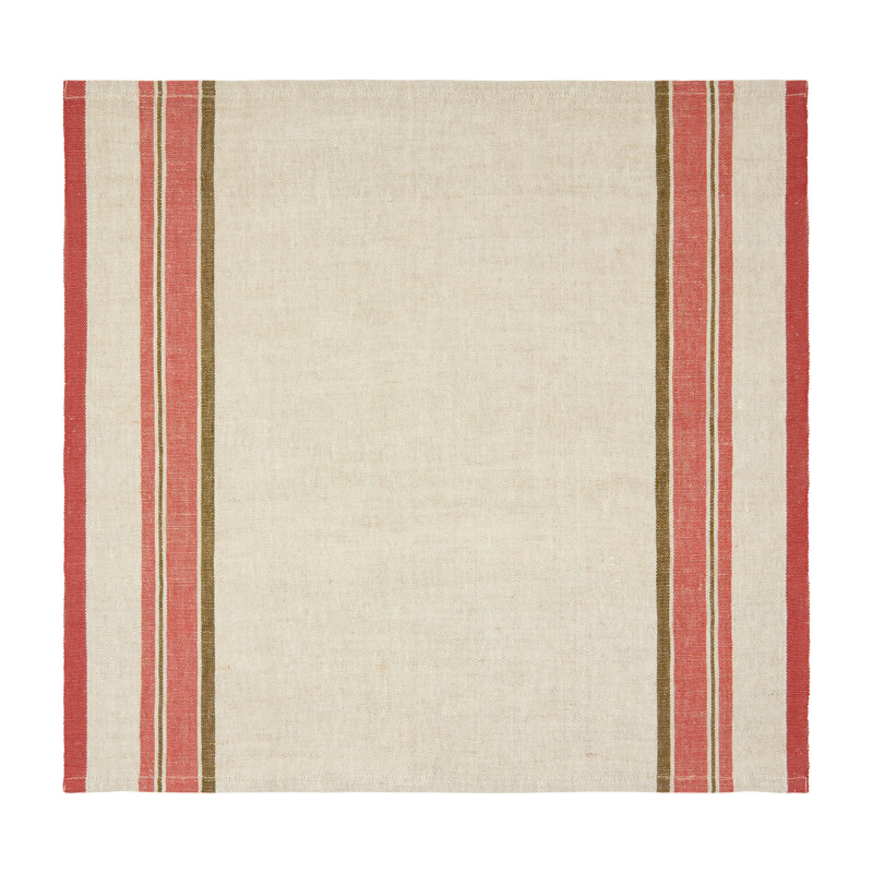 Camron Napkin, Natural/Sherbert