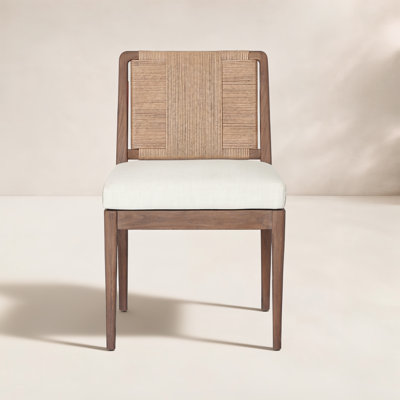 Evalyn Rothler Outdoor Dining Chair-Vergo Cream