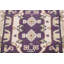 Tapis de couloir oriental mauve et ivoire Oushak 3 x 10