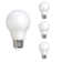 LED Filament Pack of (4) 14 Watt Dimmable A19 Light Bulb with Medium (E26) Base