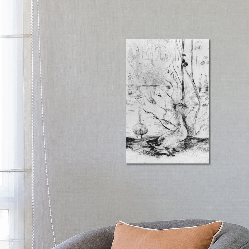Goose, 1889 by Berthe Morisot - Wrapped Canvas Print, 66.04cm H x 45.72cm W x 2cm D