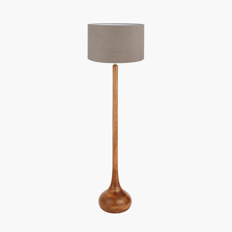 Beyzanur 162cm Oil Rubbed Traditional Floor Lamp, Beige