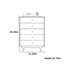 Commode minimaliste de style italien