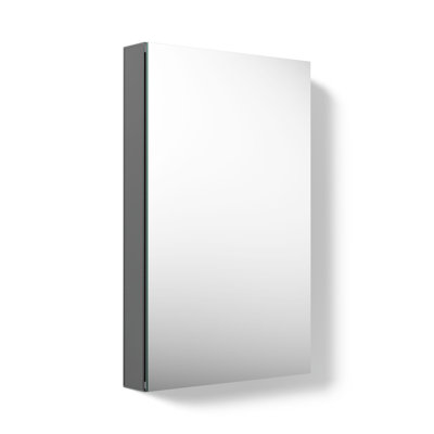 Maxstow™ Surface Mount Frameless Medicine Cabinet with 3 Adjustable Shelves