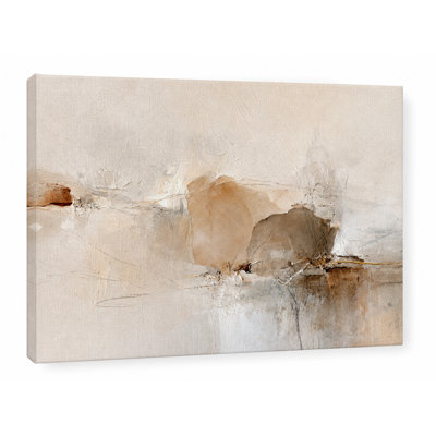 Beige Ivory Organic Abstract Wrapped Ingwer