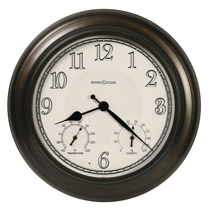 Briar Metal Wall Clock