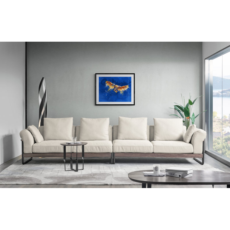 Night Owl, Bird Illustration Print by Flo Meylan, Wrapped Canvas, 24" H x 32" W