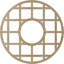Médaillon de plafond 18 "x 18" x 6 1/2 "ID x 1/4" T O'Neal-63412286-63412275