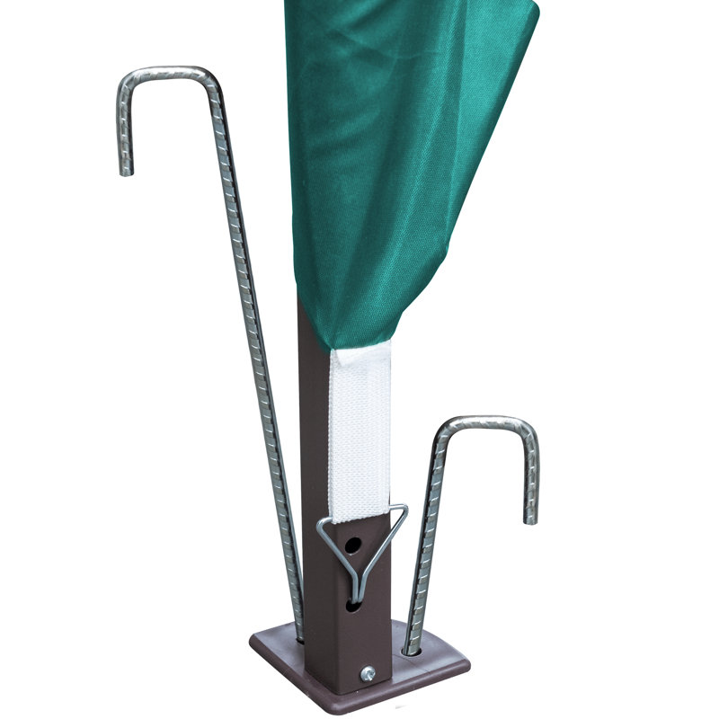 11 Ft. W x 11 Ft. D Steel Pop-up Gazebo, Green