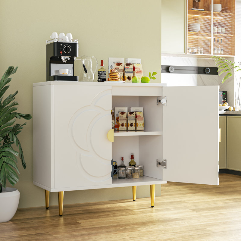 Tardif Accent Cabinet, White