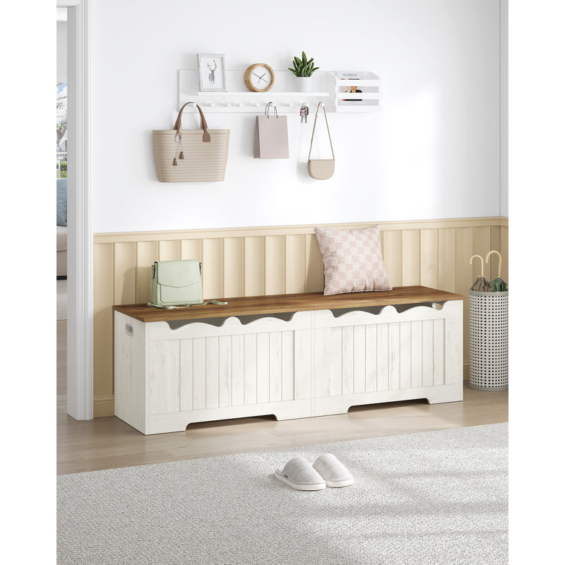 Accent Trunk, White and Brown