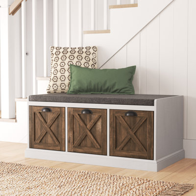 Banc de rangement avec tiroirs Kenia