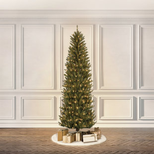 90' Lighted Fir Christmas Tree