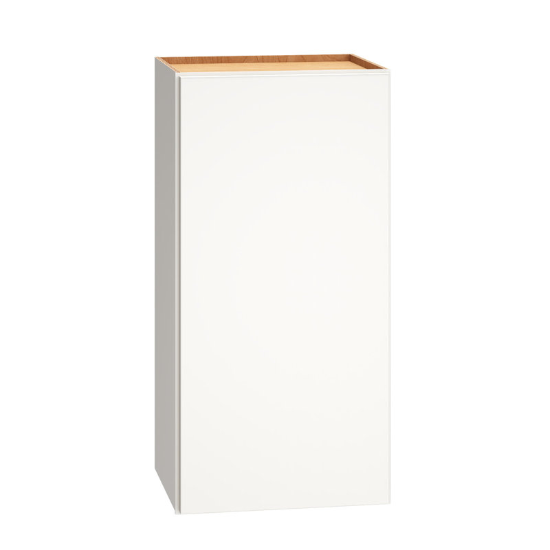 Armoire inférieure 1 porte avec 2 tablettes réglables Dwelling Rosemont l 15 po x H 30 po x P 12 po, Blanc