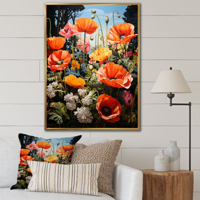 " Orange Poppies Poppy Euphoria I "