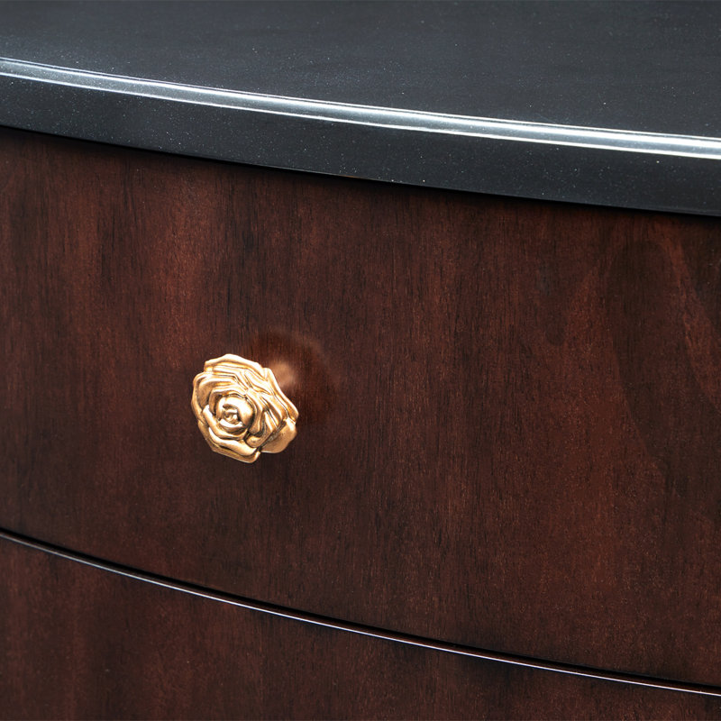 Camellia Field 3-Drawer Nightstand