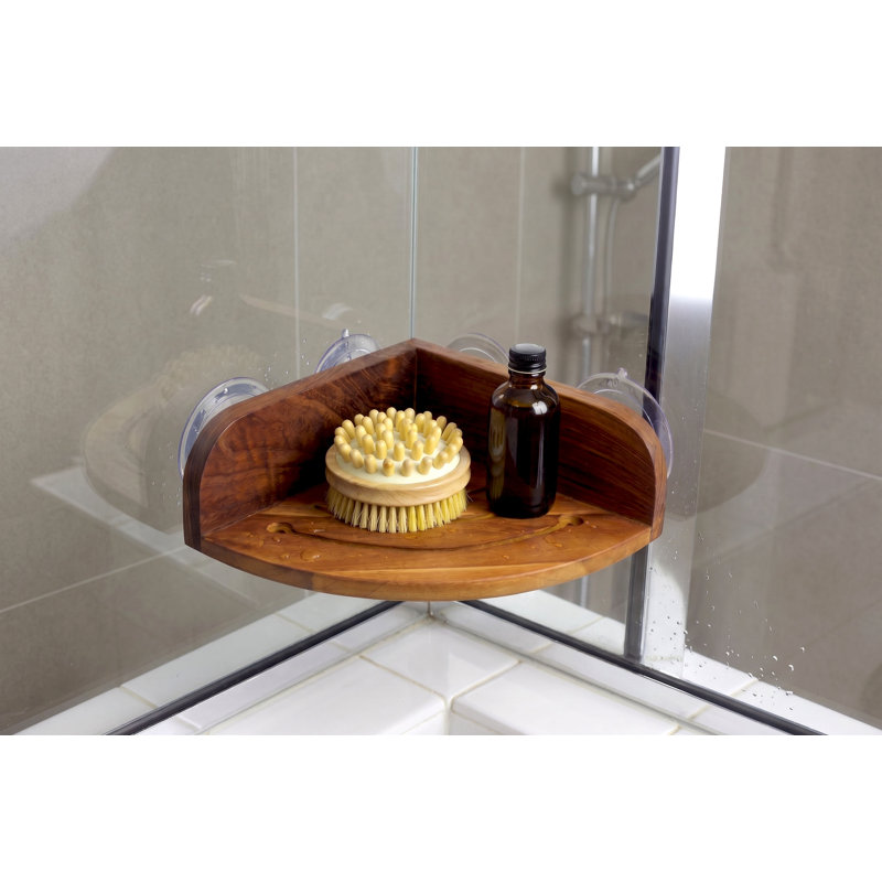 The Original Kai Corner Teak Shower Shelf 