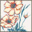 Les Petites Fleurs I Framed Painting Canvas