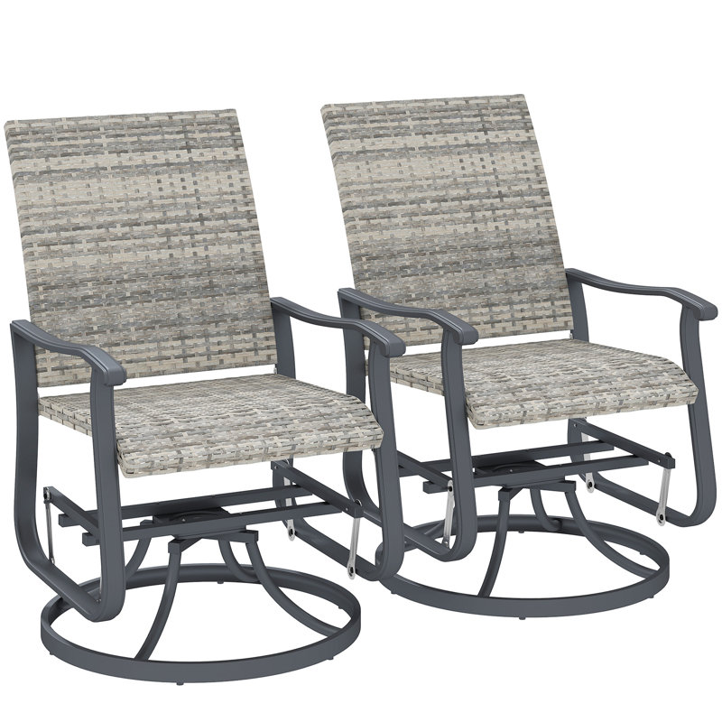 Ensemble de 2 chaises d'extérieur Outsunny