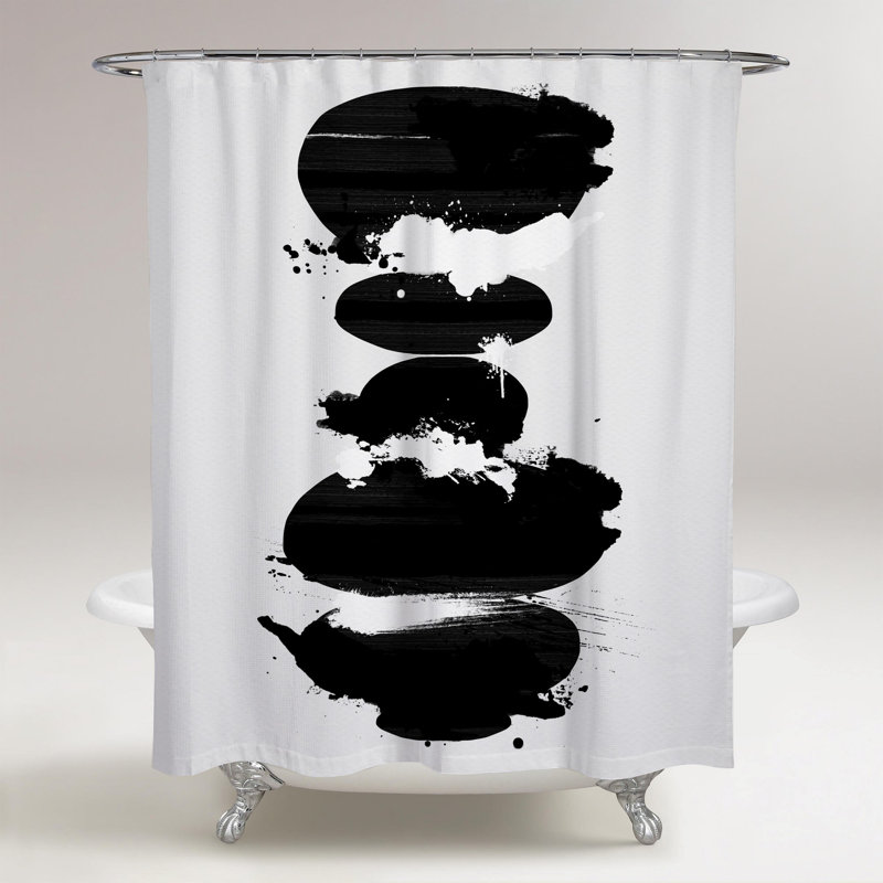 Rideau de douche simple abstract