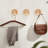 Solid Wood Wall-Mounted Coat Rack