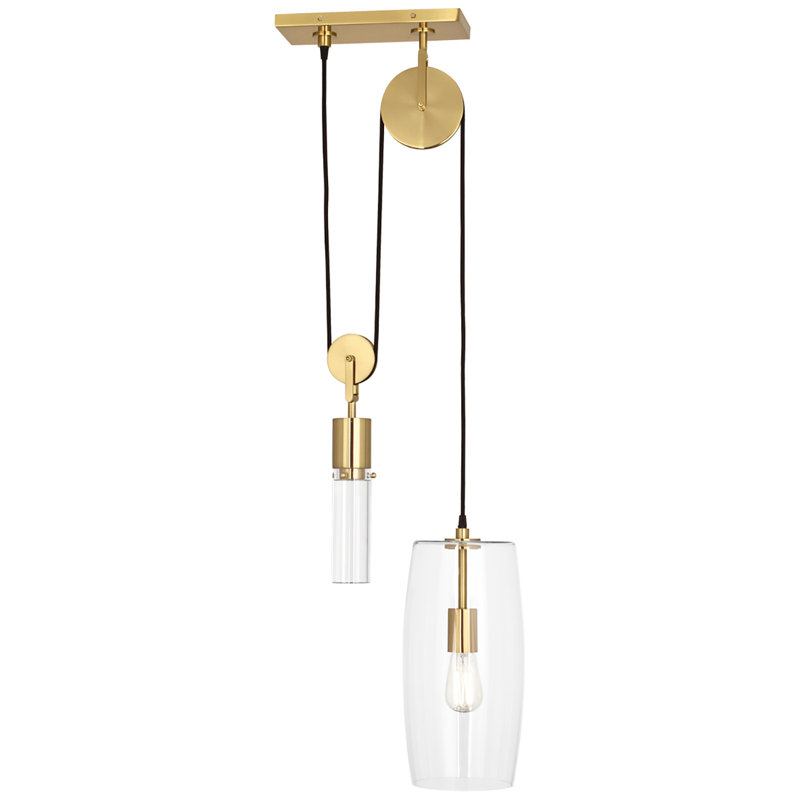 Gravity 1 - Light Pendant, Modern Brass