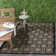 Arneshia Geometric Black/Brown Indoor/Outdoor Area Rug