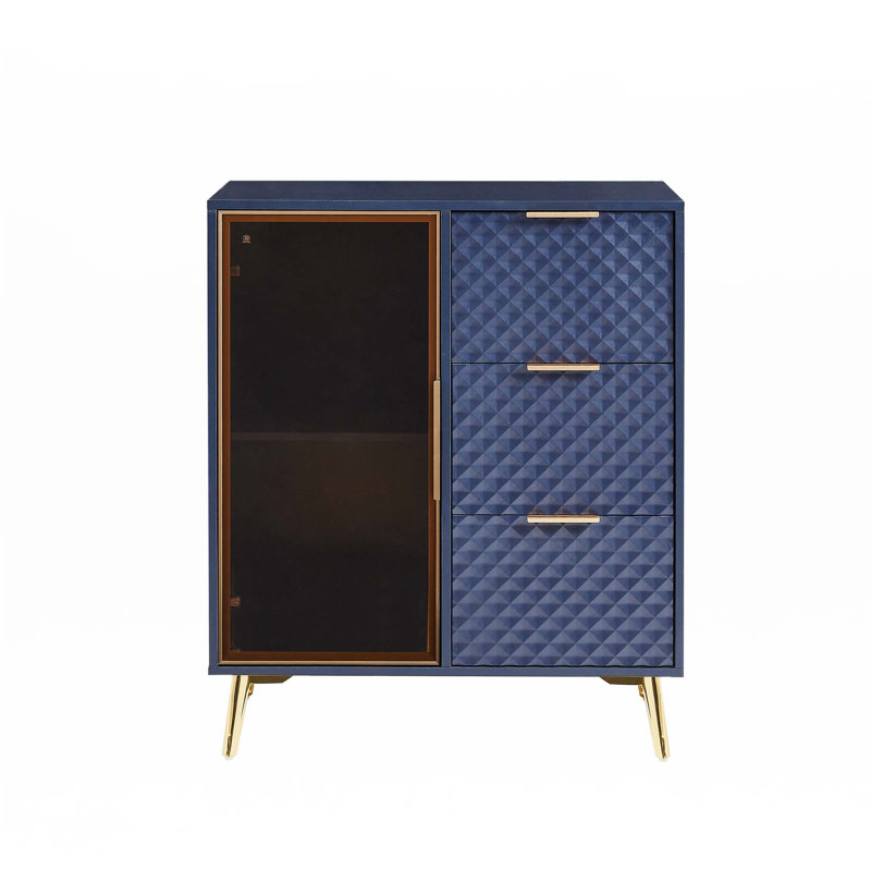 Commode à tiroirs Fashion Style, Bleu très foncé