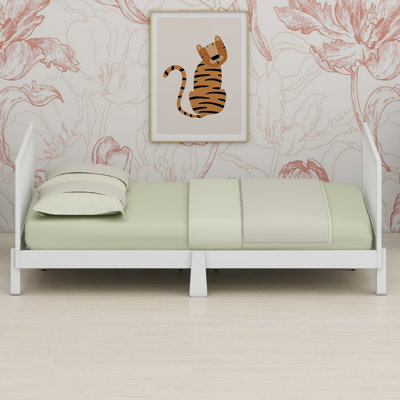 Lit de jour pour enfants avec barrières de sécurité, lit de sol Montessori convertible 3 en 1 pour chambres d'enfants
