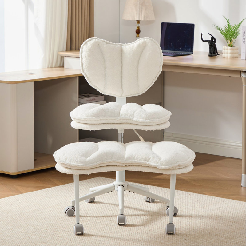 Chaise de méditation Plus, chaise rembourrée à double couche en molleton Teddy