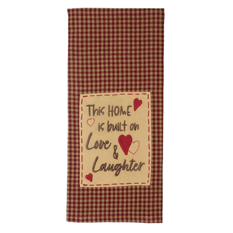 Serviette Love & Laughter Home Home