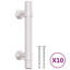 Metro Lane Cabinet Handles 10 Pcs Black 64 Mm Stainless Steel-696326669-696326672