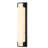 24" Standish Outdoor Aluminum Sconce in Charcoal Black Finish with Faux Alabaster Resin Shade